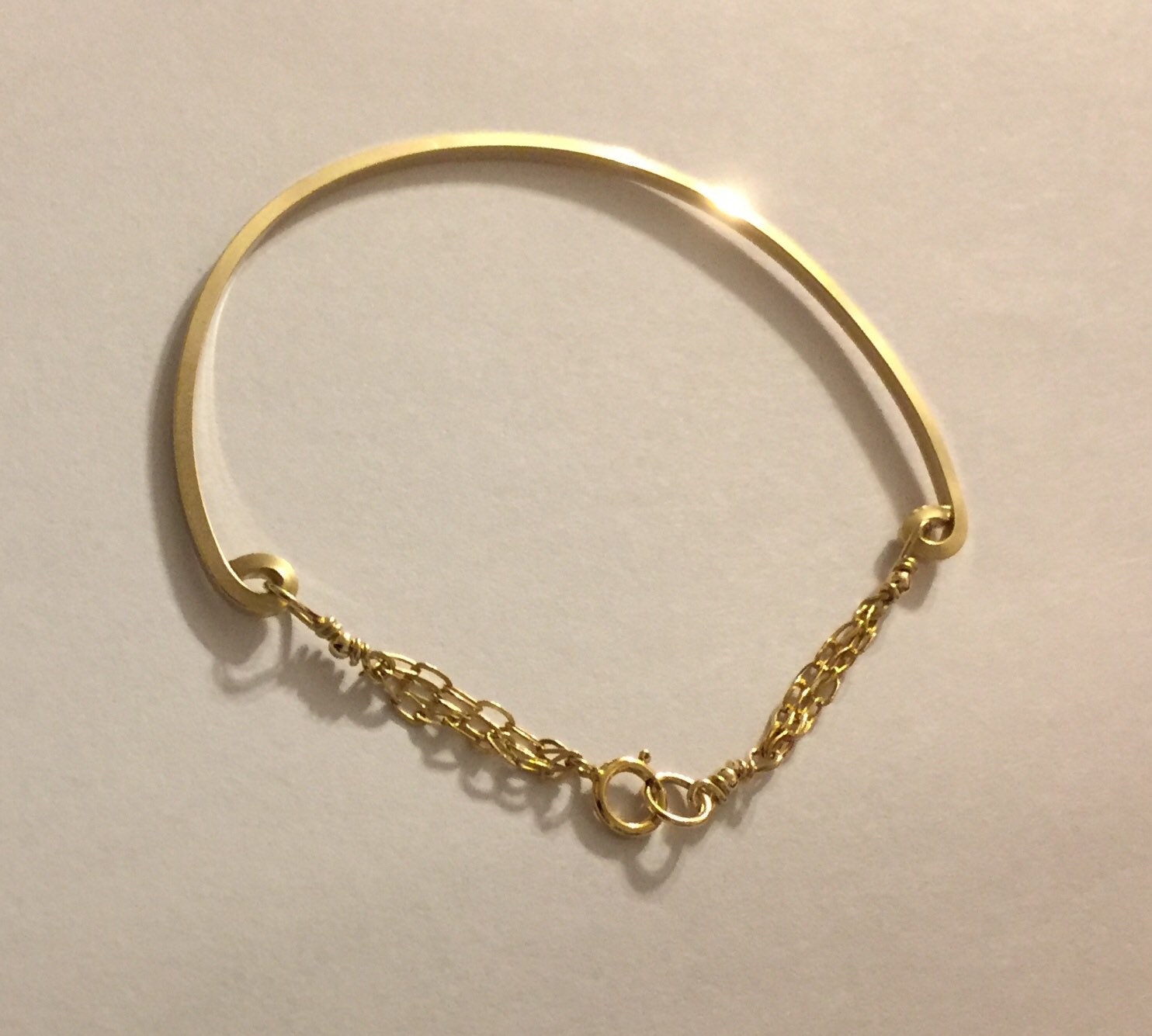 Half sale bangle bracelet