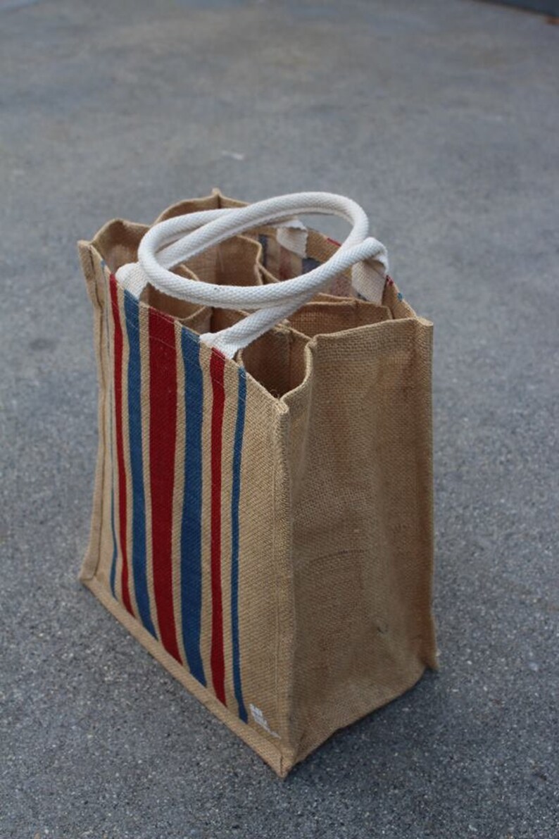 Flaschentasche für 6 Flaschen aus Jute BEI BIBI BERLIN Etsy