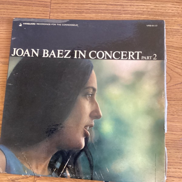 Joan Baez LP - Joan Baez in Concert, Part 2 - VRS9113 -  FREE SHIPPING