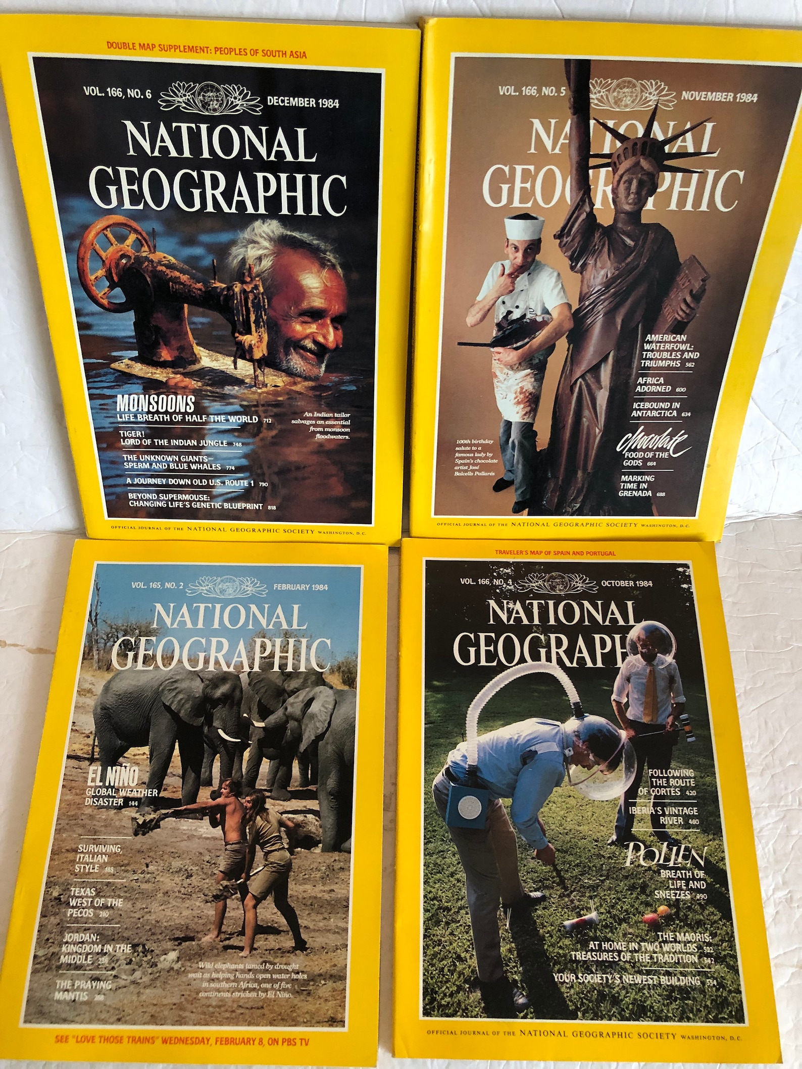 1984 National Geographic Magazines All 12 Issues Etsy