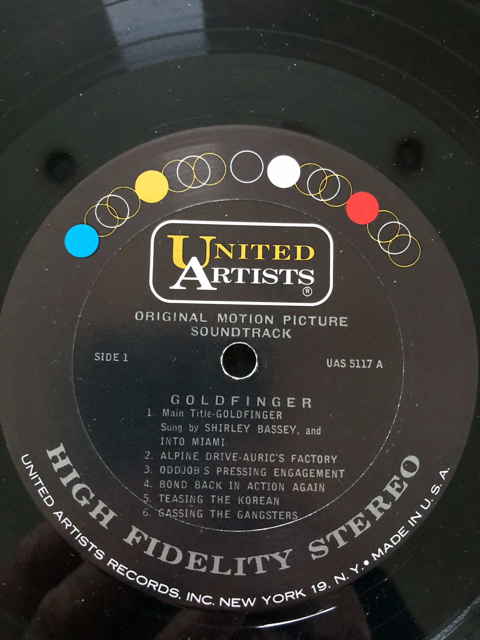 LP Goldfinger Original Soundtrack Music by John Barry Etsy