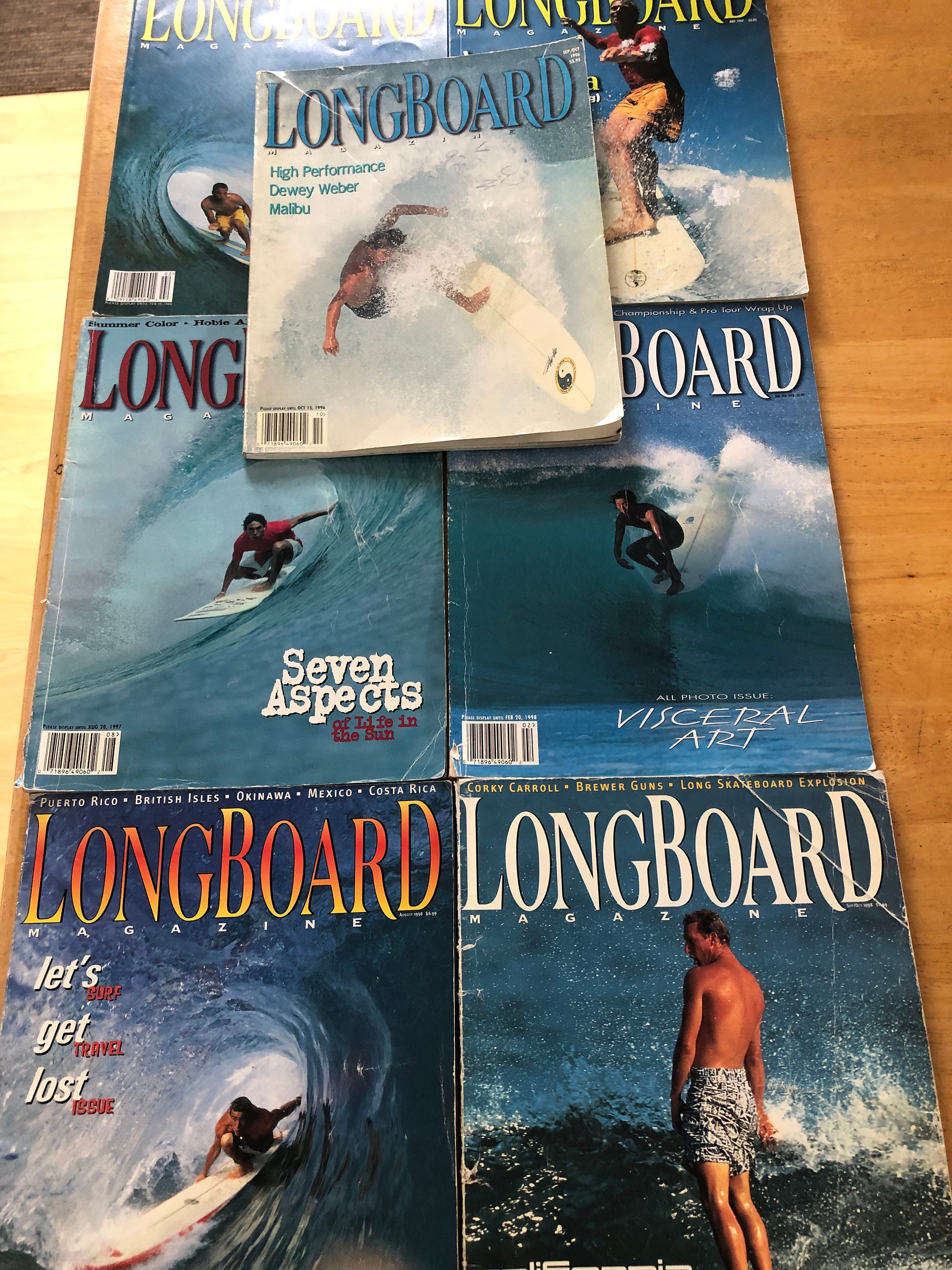 7 Longboard Magazines 1997 98 FREE SHIPPING Etsy