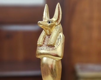 Egyptian God Anubis statue, Jackal God Anubis, God of Mummification and god of underworld, Doctor Anubis statue.