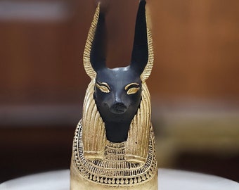 Egyptian God Anubis statue, Jackal God Anubis, God of Mummification and god of underworld, Doctor Anubis statue.