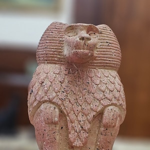 Egyptian God Thoth in the form of baboon from Stone , Handmade Egyptian Statue
