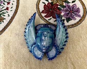 Egyptian Scarab Beetle from Ancient Egypt , Handmade Scarab suitable for home decor