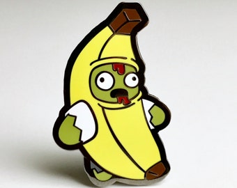 Zombie Banana Hard Enamel Pin