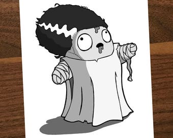 Bride of Frankenstein  5"x7" Art Print