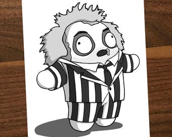 Beetlejuice  5"x7" Art Print