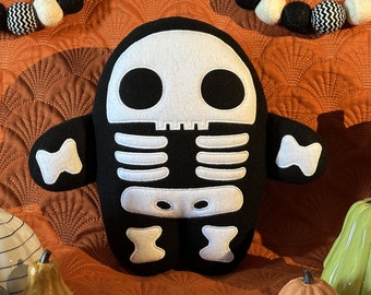 Big Skeleton ZOM - Decorative Plush Pillow Zombie Toy for Halloween or Any Spooky Time