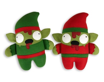 Zombie Elf "Elwin" Plush