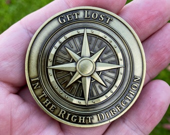 Adventure EDC Challenge Worry Coin