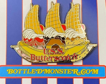 U.S.S. Butterscotch Stranger Things Hard Enamel Collectable Pin