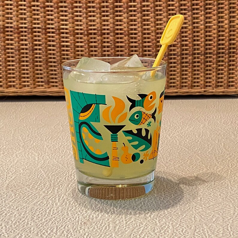 Tiki Crate Mai Tai Glass Designed by Derek Yaniger Etsy
