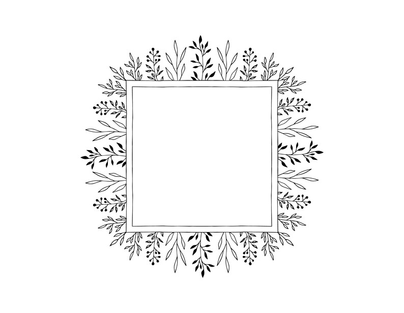 Free Free 226 Square Flower Border Svg SVG PNG EPS DXF File