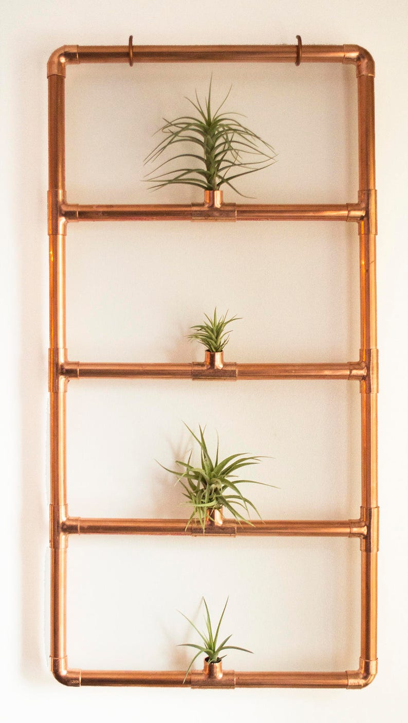 Copper Hanging Planter Etsy