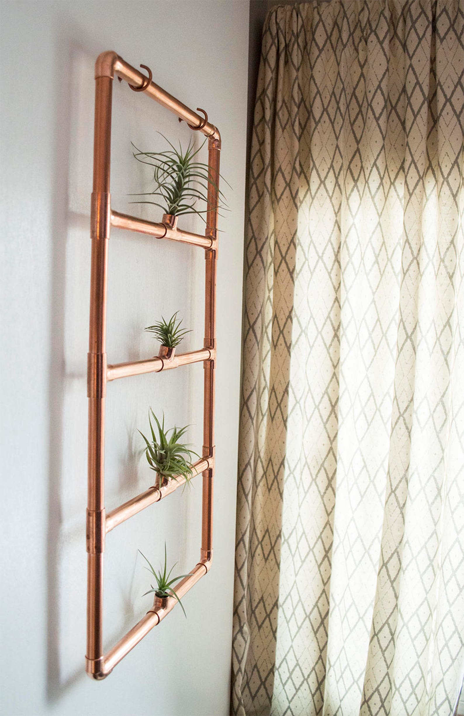 Copper Hanging Planter Etsy