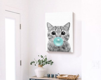 SUMGAR Black and White Canvas Paintings Animals Cat Love Wall Art Pet Kitty Prints for Bedroom Decor 30x40cmx3 Piece SUMGAR Black and White Canvas Paintings Animals Cat Love Wall Art Pet Kitty Prints for Bedroom Decor 30x40cmx3 Piece