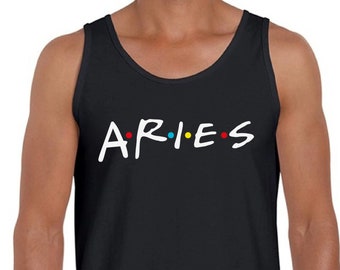 Aries Mens Tank Top - Zodiac Tops Aries Birthday Gifts for Husband Boyfriend Son