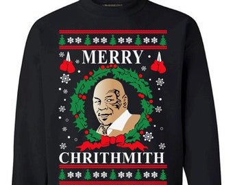 Mike Tyson Christmas Sweater - Etsy