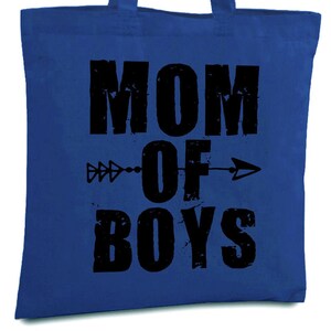 Mom Of Boys Canvas Tote Bag Boy Mom Shopper Tote Bag Baby Boy Mom Gifts for Women Mother&#39;s Day Gifts Mom Cloth Shopping Bag Cute Mom Gifts