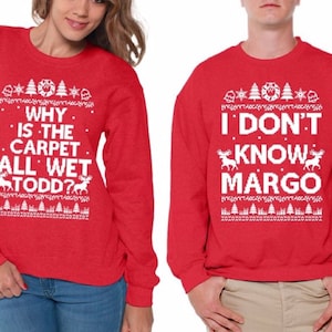 Todd and Margo Sweaters Christmas Vacation