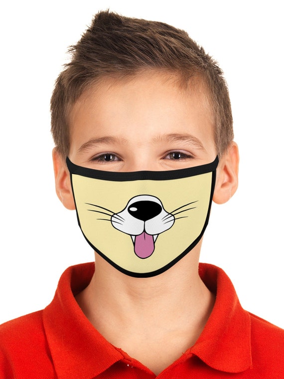 Puppy Face Mask Little Dog Face Mask Cute Dog Owner Face Mask Etsy