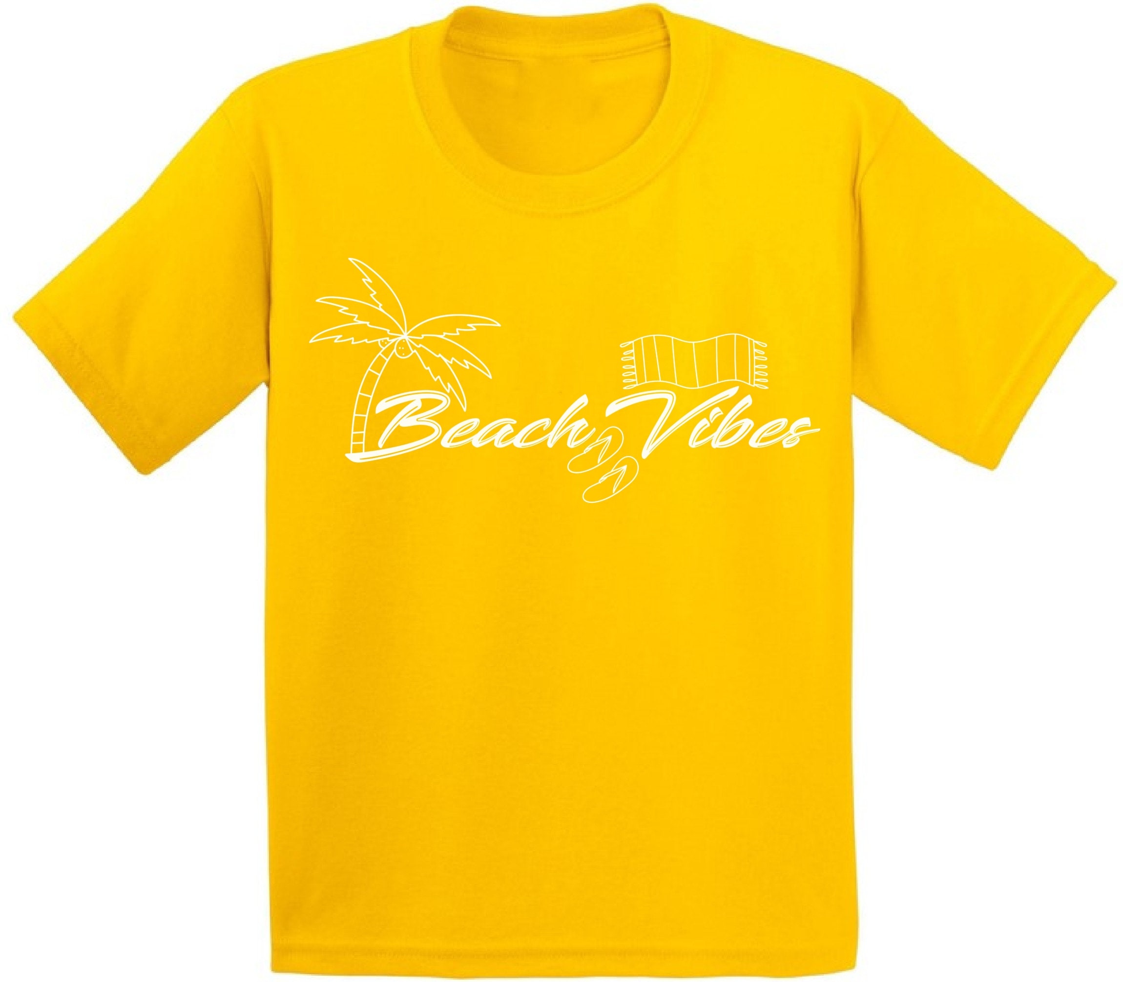 Beach Vibes Youth Shirts Summer Vibes Shirt for Kids. Beach T | Etsy