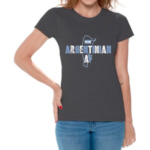 Argentinian AF Shirt. Women&#39;s Argentina Shirts. Argentina Gifts