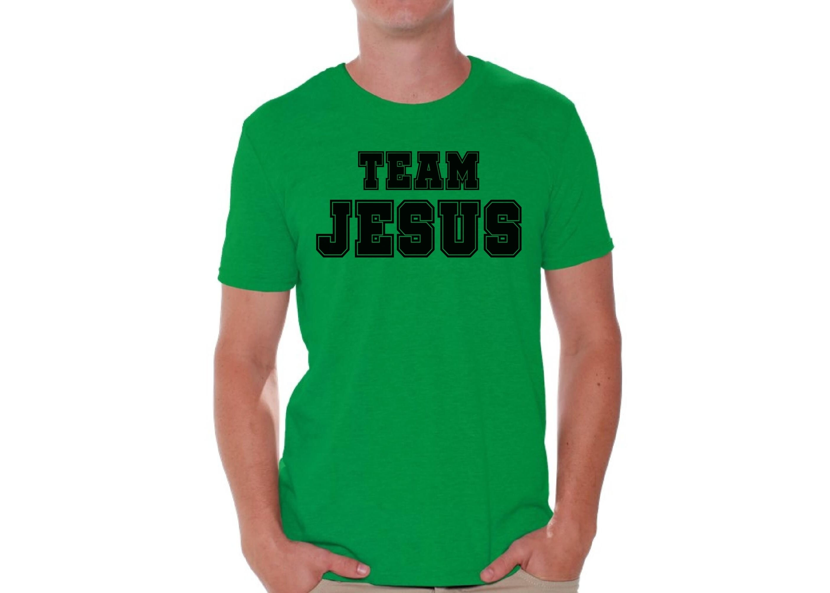 Team Jesus TShirt. Jesus Shirt for Men. Christian Mens Etsy