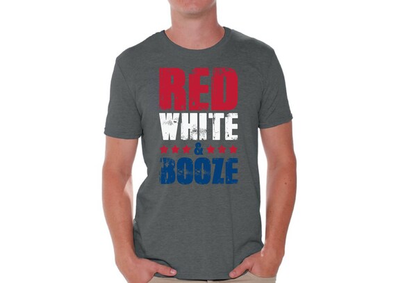 red white and booze shirt