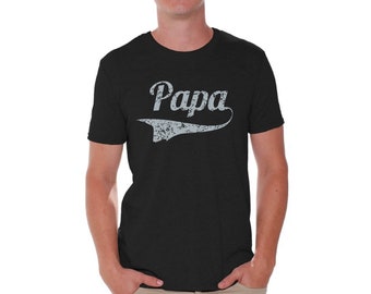 Papa Shirt Papa T Shirt Fathers Day Gift for Dad Father Shirt dad shirt Gift from Daughter Gift from Son Best Dad Ever Papa Gift Vintage