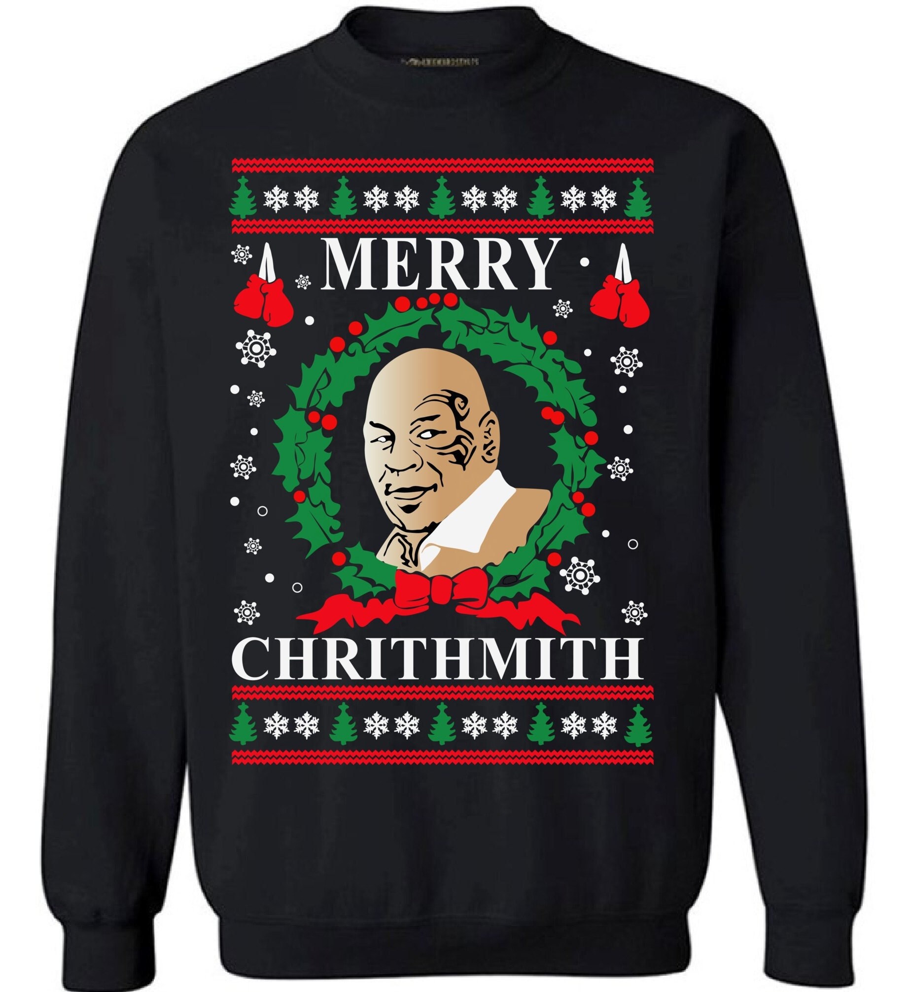 Discover Ugly Christmas Sweater Mike Tyson Christmas Sweater Merry Chrithmith