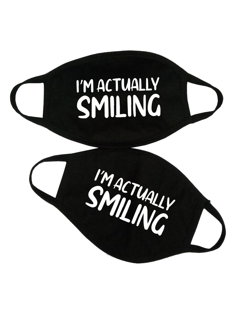 Funny Saying Face Mask Cute Quote Face Mask Funny Face Mask Etsy