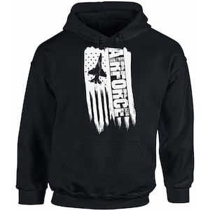 American Flag Airforce Hoodie. 4th of July Airforce Hooded Sweater for Men Women.