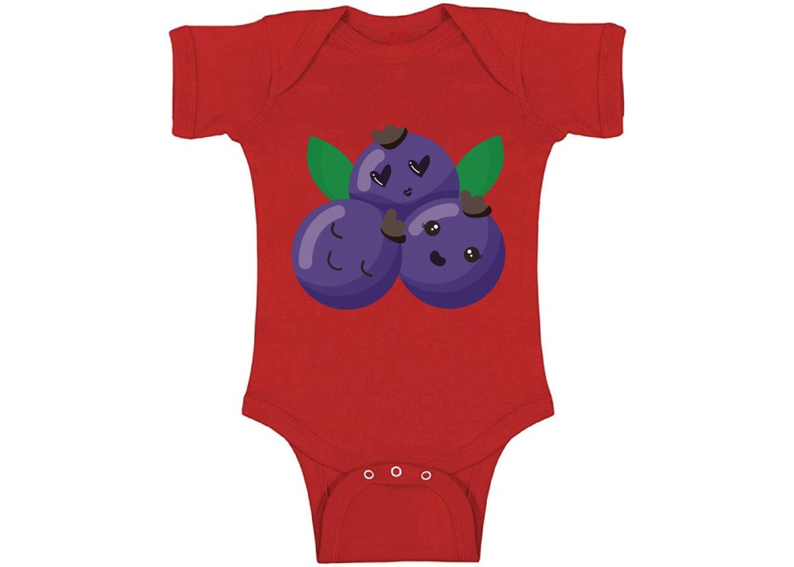 Blueberry Baby Clothes. Blueberry Baby Bodysuit Short Sleeve. Etsy