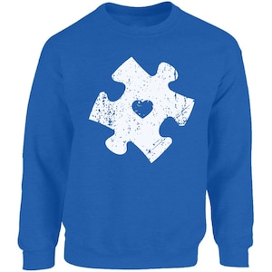 Autism Awareness Sweatshirt Autism Sweater for Men and Women Autism Puzzle Gifts for Autism Mom Autism Dad