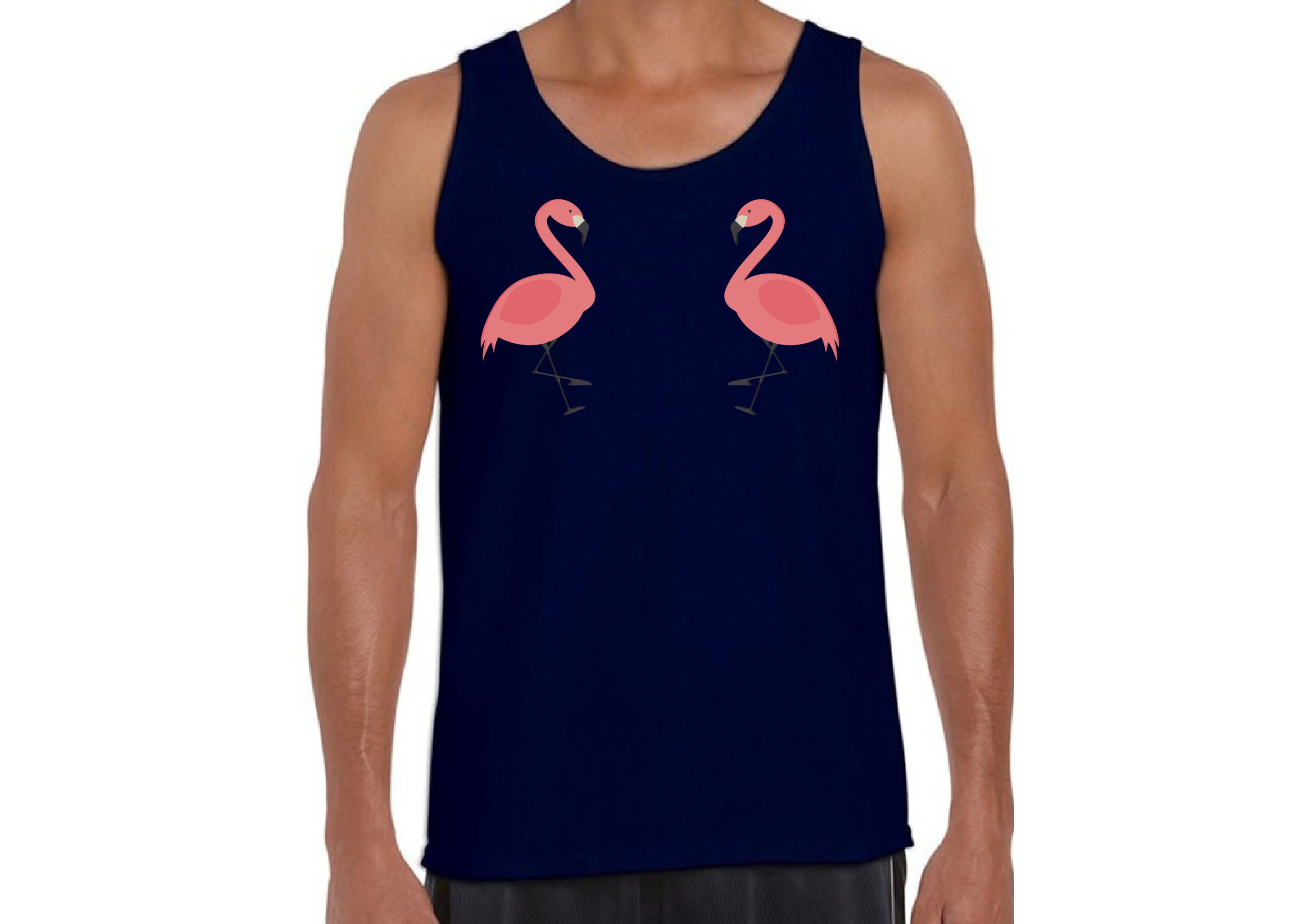 Boobs T-Shirt Flamingo Tank Tops for Men | Etsy