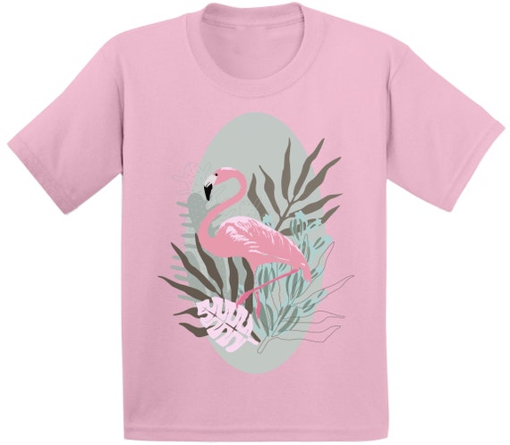 Flamingo Tropicals. Toddler Shirt. Flamingo Shirt for Kids. | Etsy