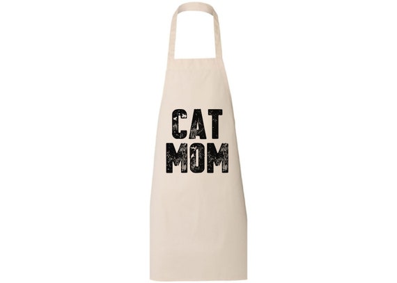 Cat Mom Apron Mom Apron Kitchen Gifts for Mom Mother's Day Gifts Mom Gifts for Cat Lovers Gifts for Cooks Cat Mom Gifts Mom Kitchen Apron