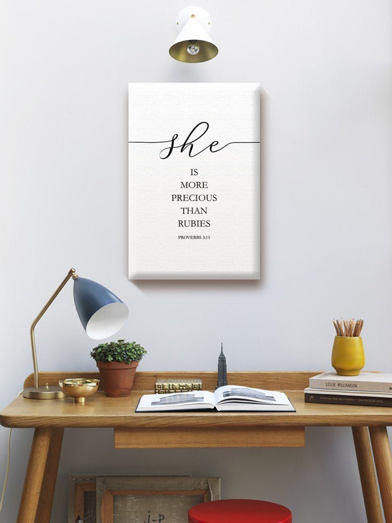 Bible Quotes Canvas Decor. Bible Verses. Scripture Art Decals. Holy ...