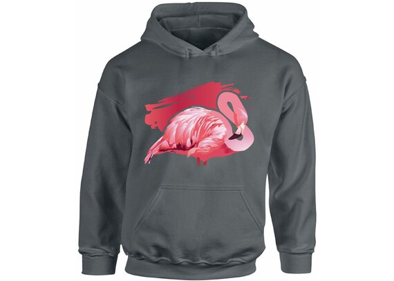 Flamingo Hooded Sweatshirt. Pink Flamingo Hoodie. Flamingo Gifts. Flamingo Hoodie Sweater. Etsy