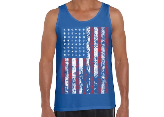 American Flag Tank Top for Men. 4th of 