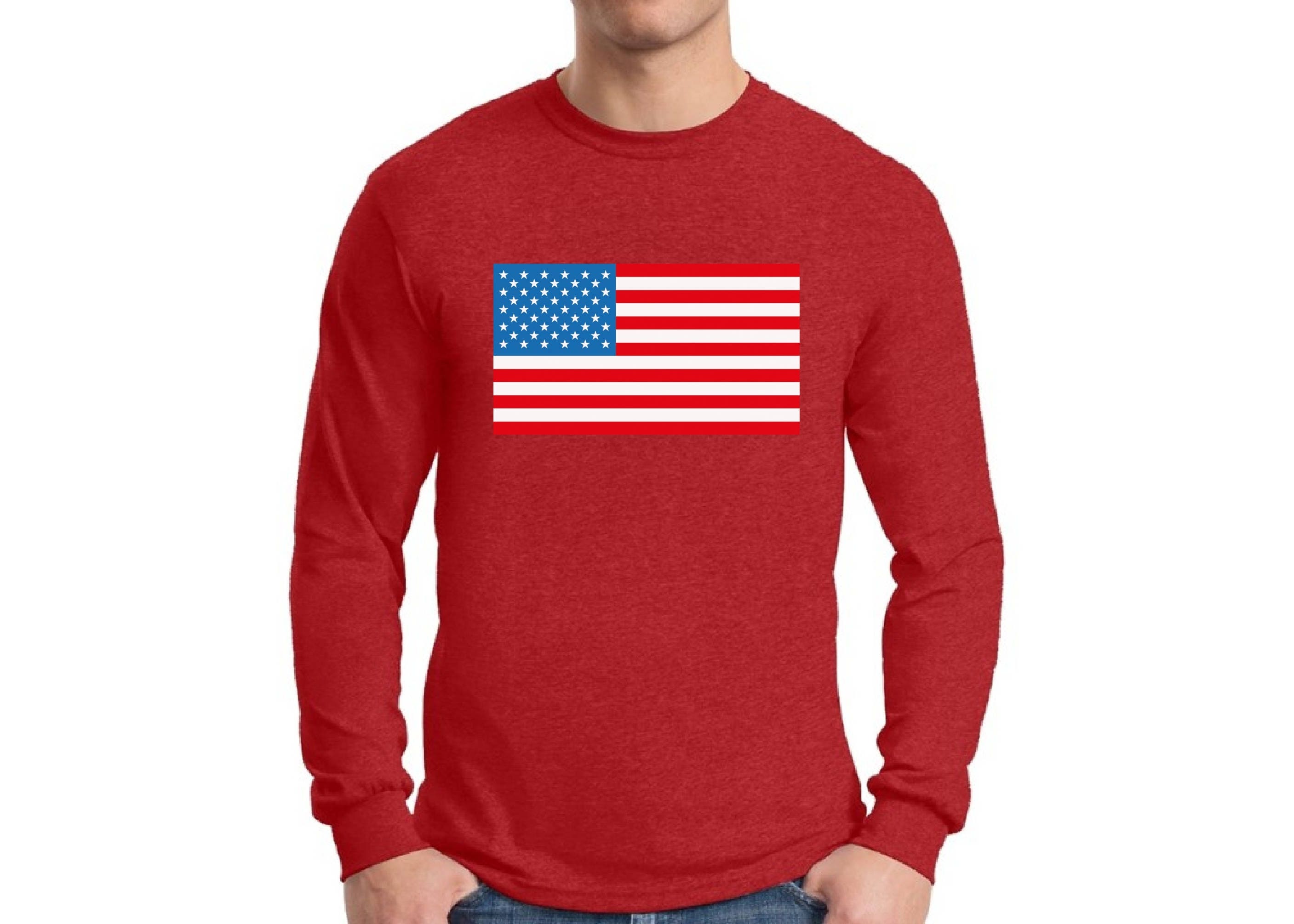 american flag long sleeve