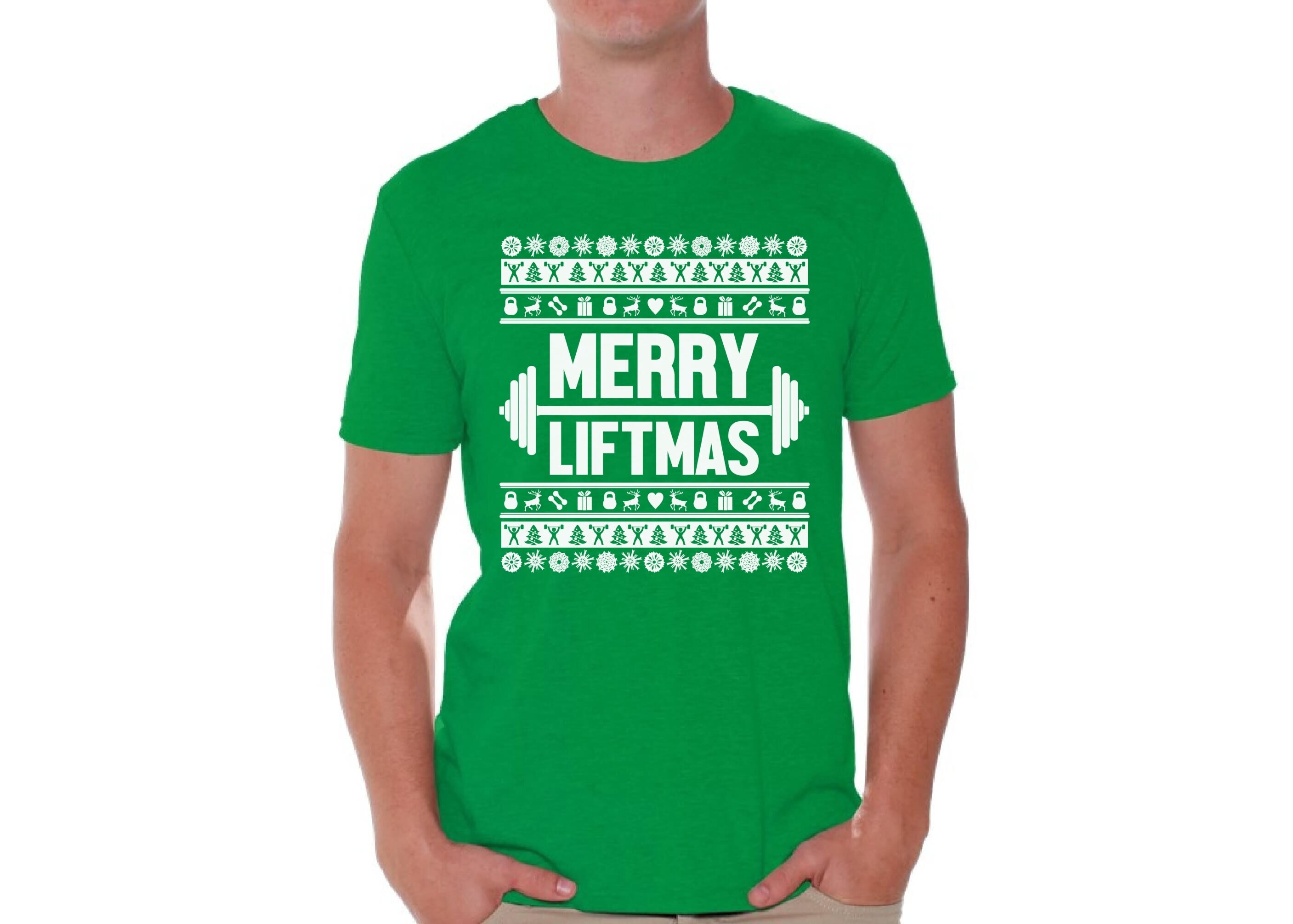 Merry Liftmas Ugly Christmas Shirt for Men Funny Tacky Party - Etsy