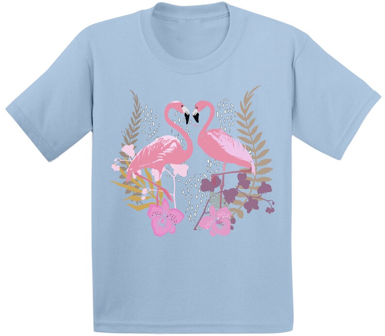 Flamingo Love. Infant Shirt. Flamingo Shirt for Kids. Summer Etsy