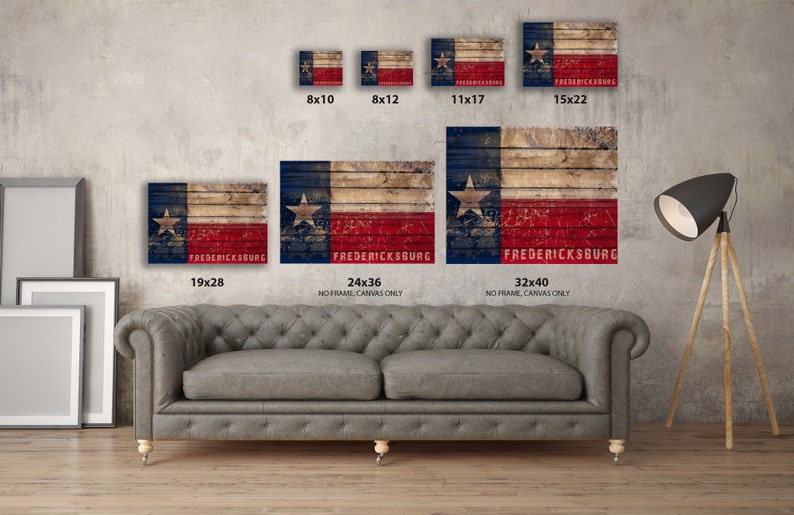 Fredericksburg Tx Flag Gillespie County Printed Decor Souvenirs Texas Flag Canvas Dining Living Room Decor Ideas The Texas Hill Country Home Decor Home Living Kromasol Com