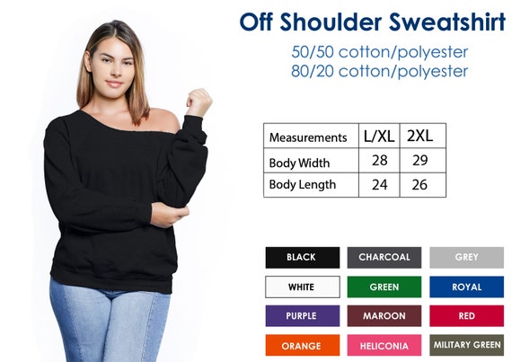 women's plus size off the shoulder sweatshirt
