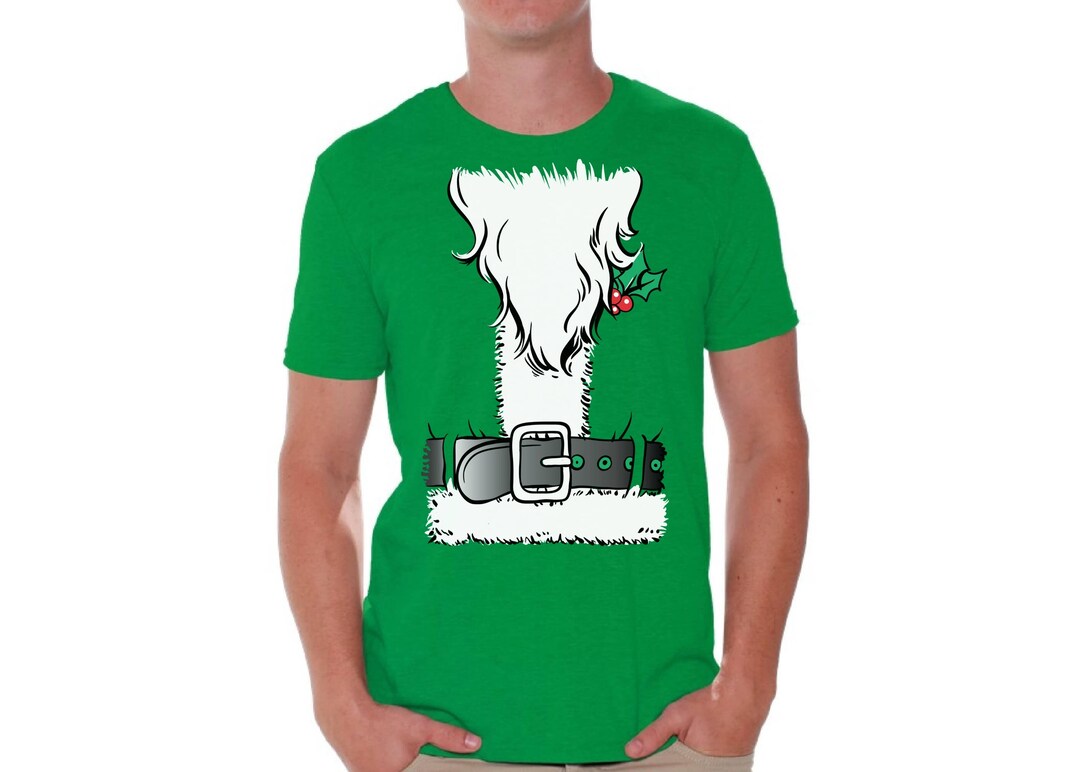 Santa Shirt Santa Tshirt Santa T Shirt Santa Costume Shirt Santa Suit ...