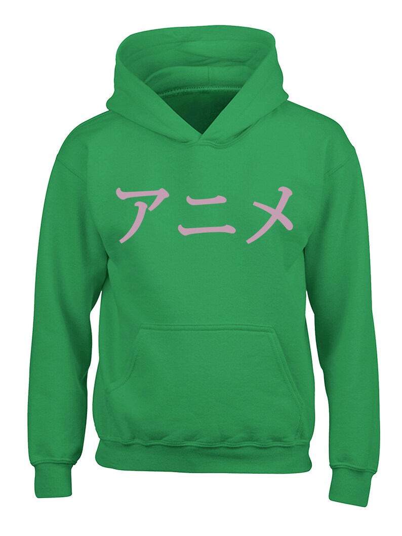 Japanese Anime Hoodies for Kids Kawaii Hooded Youth Sweatshirt | Etsy